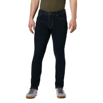 Columbia Pilot Peak Denim- Slim, Pantalones Negros Para Hombre | 346018-HCR